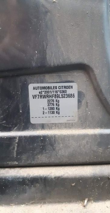 Portiera citroen c5 300lei dezmembrez citroen c5