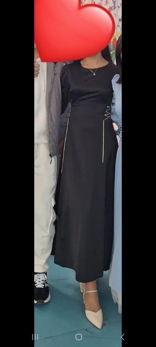 платье с завязками