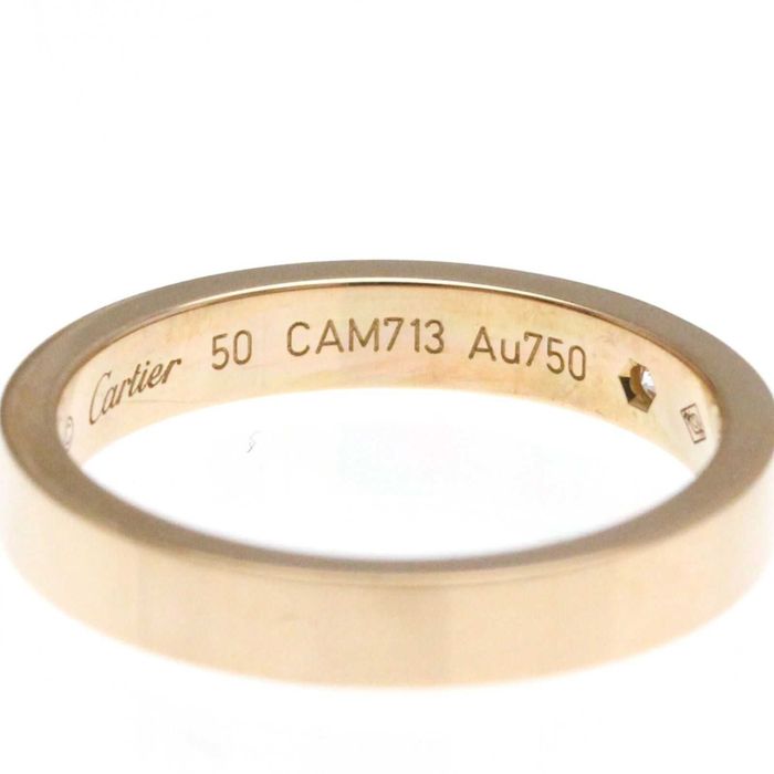 Inel original Cartier C de Cartier  Logo Diamond Aur 18 K - Marimea 50