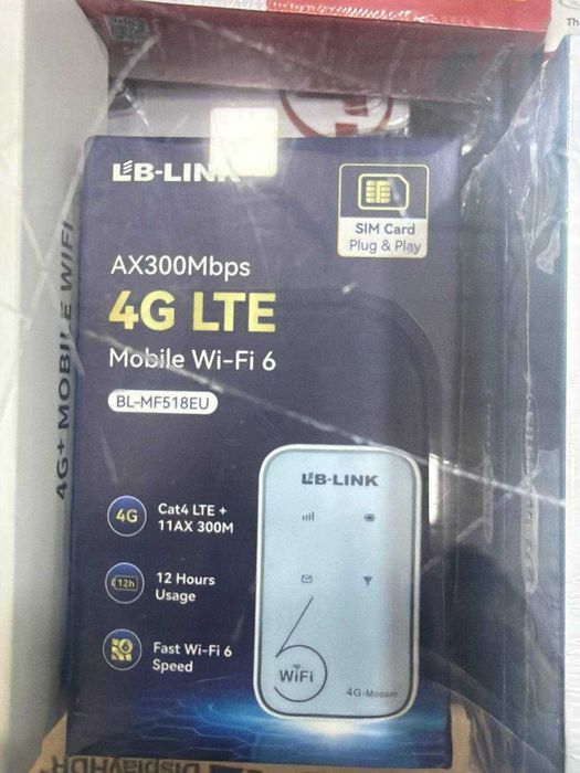 4G Wi-Fi Modem LB-LINK BL-MF518EU Portativ Router. Есть доставка