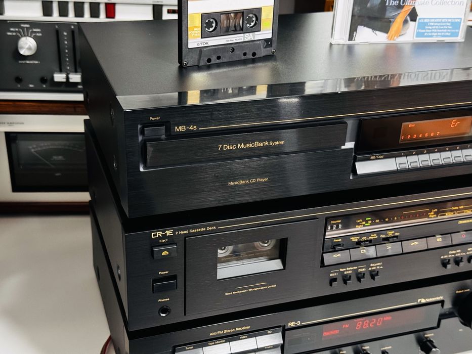 Linie NAKAMICHI-amplituner+CD+deck-RE-3+CR-1E+MB-4S-sunet deosebit