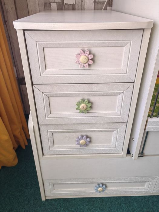 Детско креватче 2 в 1 със матрак