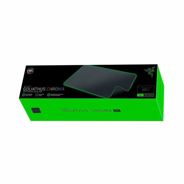 Огромный коврик для мыши и клавитары Razer
