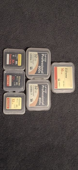 Vand Carduri Memorie Sandisk, Lexar CF,  32 Gb, 16 Gb