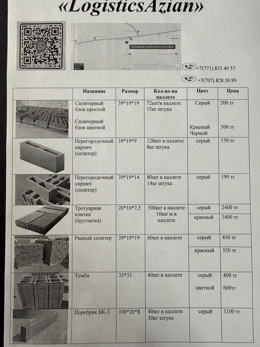 Сплитерные блоки