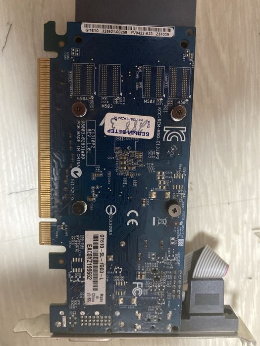 Продам видео карты и ssd для офиса