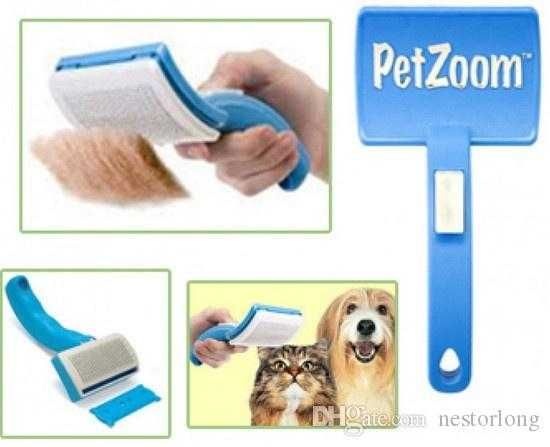 Pet Zoom!Самопочистваща четка,гребен,тример за животни,кучета, котки