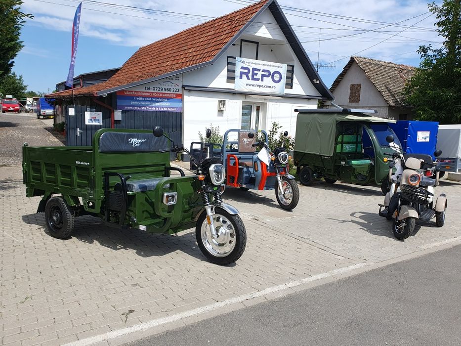 Triciclu electric Cargo 700Move Eco  Basculare Hidraulică 25km/h