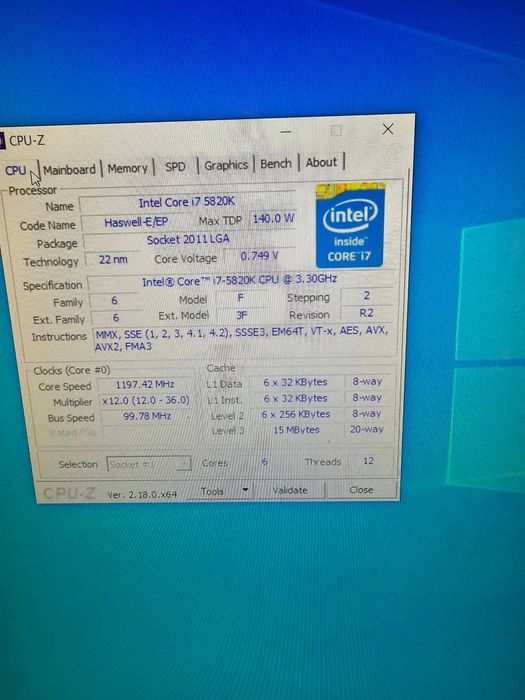 PC light gaming/Server I7 5820K, 16gb DDR4, SSD, HDD, Gtx 1050 !