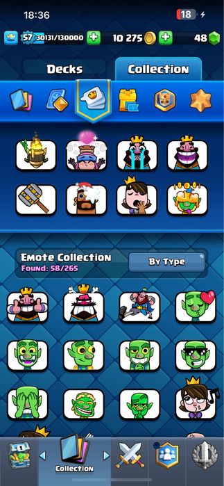 Продам аккаунт clash royal, 10200 кубков.