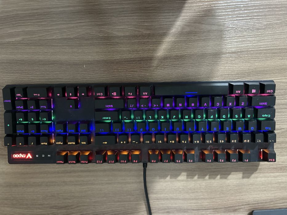 Клавиатура проводная Rapoo V500PRO механическая 100%