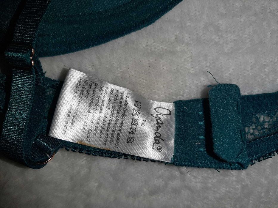 Sutien dantelat turcoaz push-up