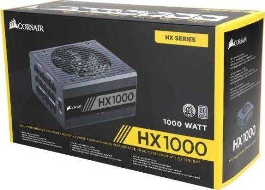 Захранване Corsair HXi Series HX1000 - 1000W Platinum 12м. Гаранция