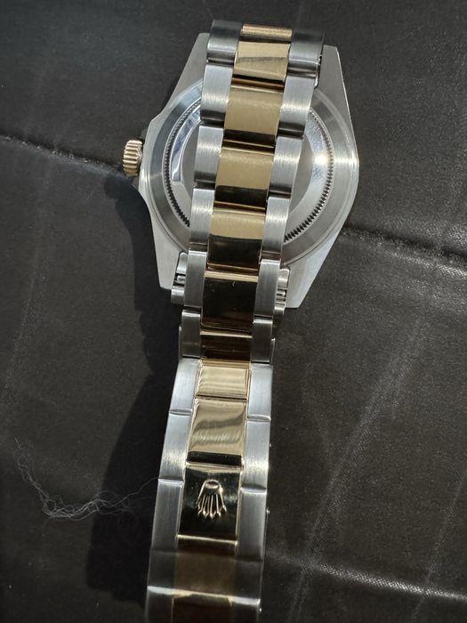 Rolex Submariner Date 18k gold blue dial