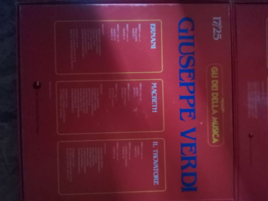Colecție viniluri Giuseppe Verdi