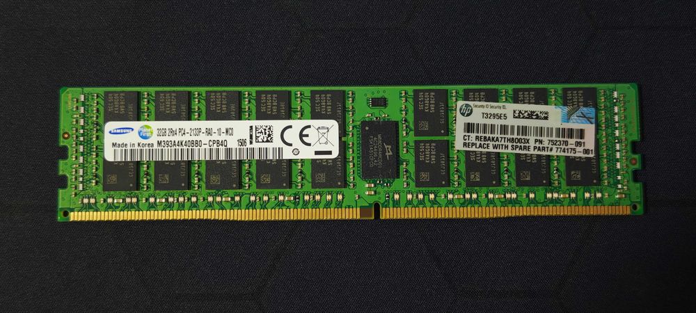 Memorii RAM Server HP ECC, DDR4 32GB, 2133, Samsung