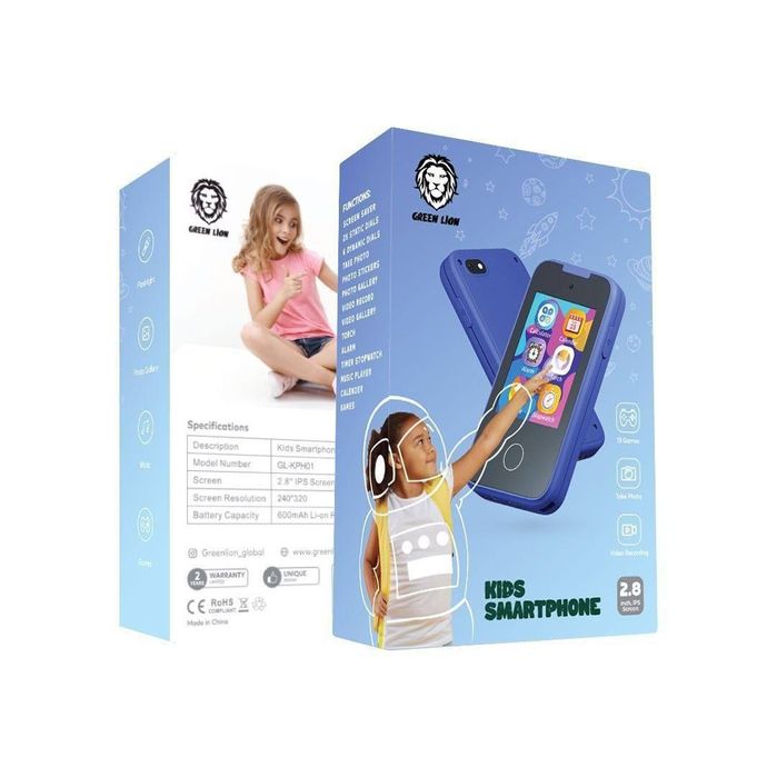 Kids SmartphoneKids Smartphone
Смартфон Green Lion Kids 2,8" — это фан