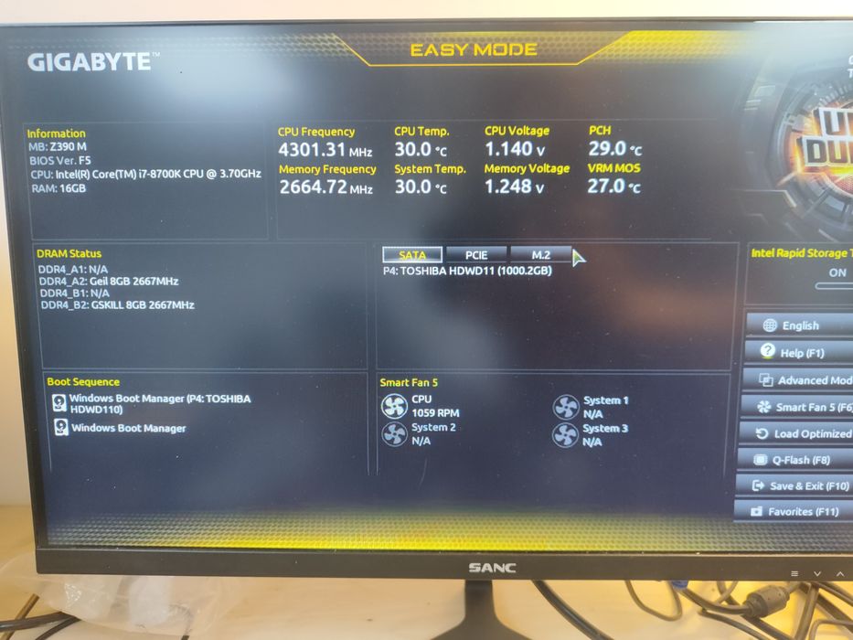 Продам Core i7 8700K 1080Super