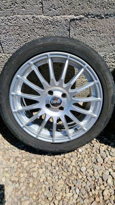 TOYOTA,VW джанти със летни гуми DBW 225/45/R17  7,5J×17  ET35  4×100