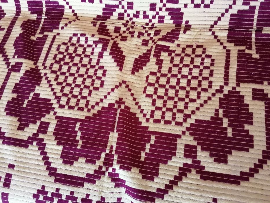 Cuvertura (țol) din Ardeal, tesut in casa, stare f buna