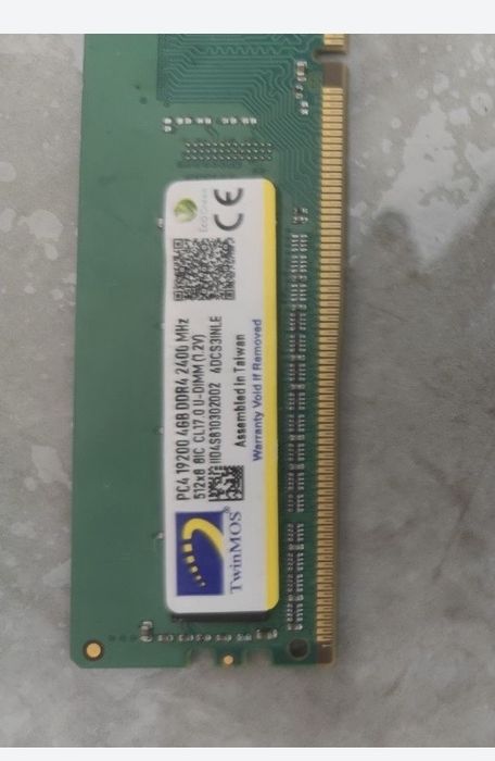 ОЗУ Оперативная память ozu ddr4 ддр4 1 шт могу отправить bts почтой