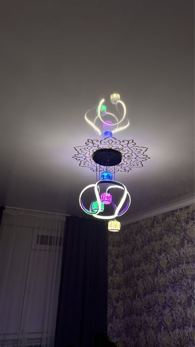 люстра с лед лампой