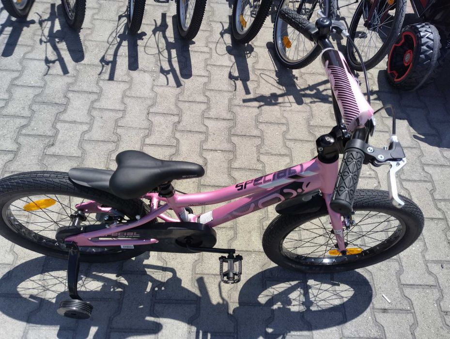 X Детски алуминиев велосипед 20" SPECIAL розов
