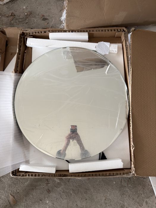 Oglinda de baie rotunda cu Led si dezaburire 70 cm