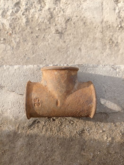 Тройник 25мм, с резьбой.