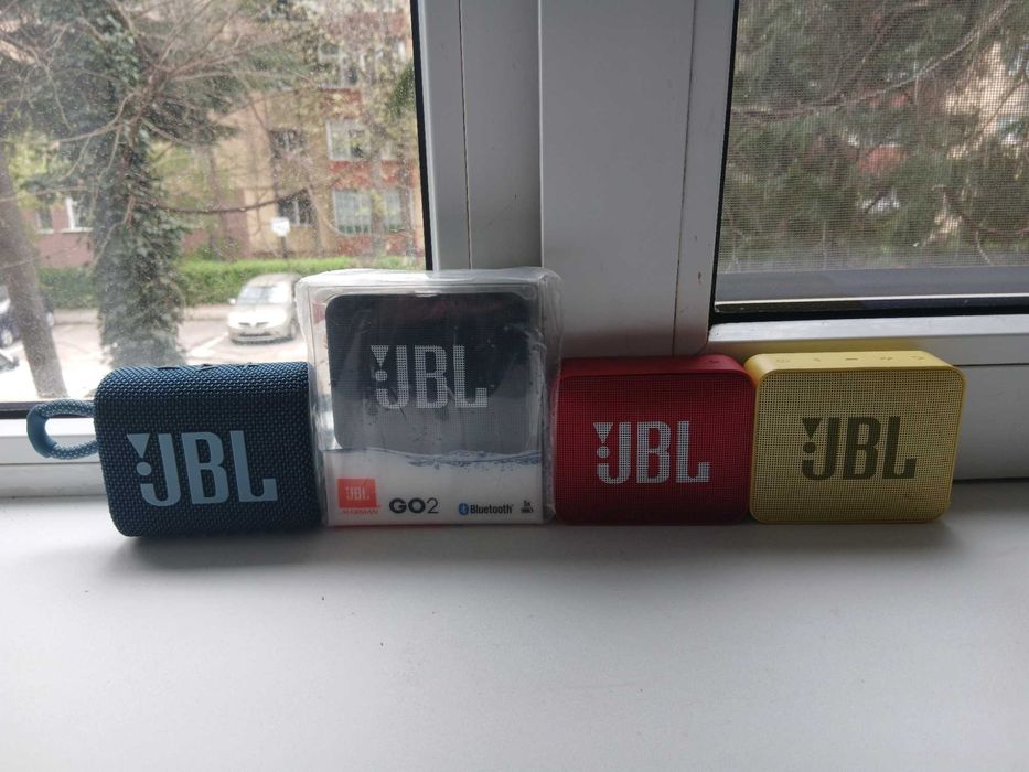 Boxe portabile JBL GO 2 (3 buc, una sigilată) + JBL GO 3 – stare foarte bună
