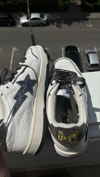Bape Sta White Silver