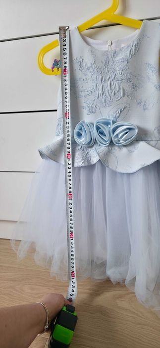 Детска рокля светло синя