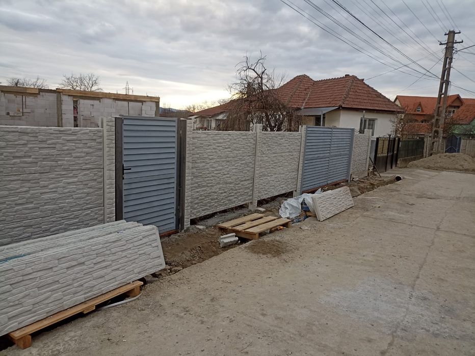 Gard de beton prefabricat