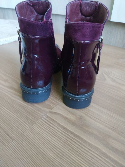 Дамски боти Tendenz цвят Бордо