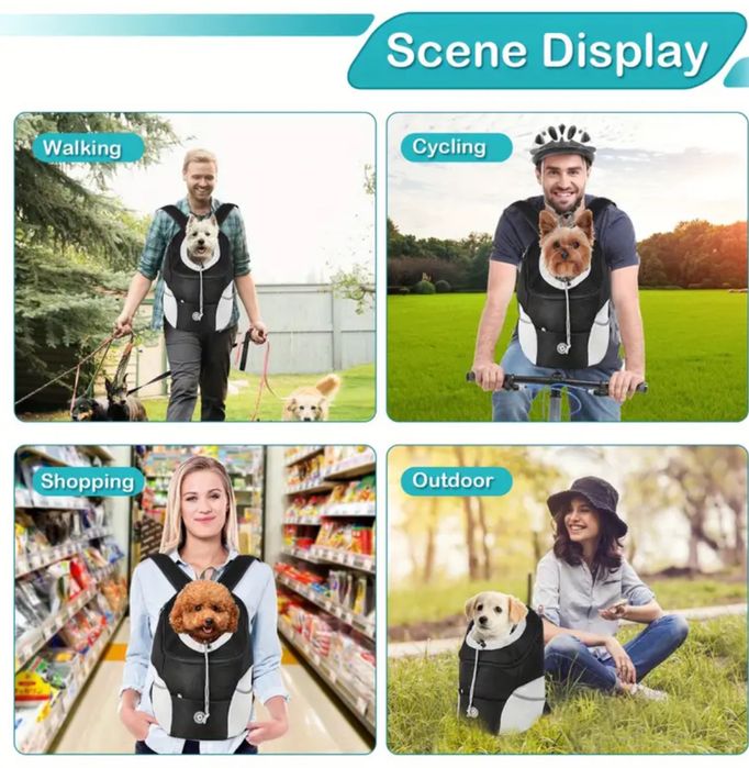 Раница за куче, размер М