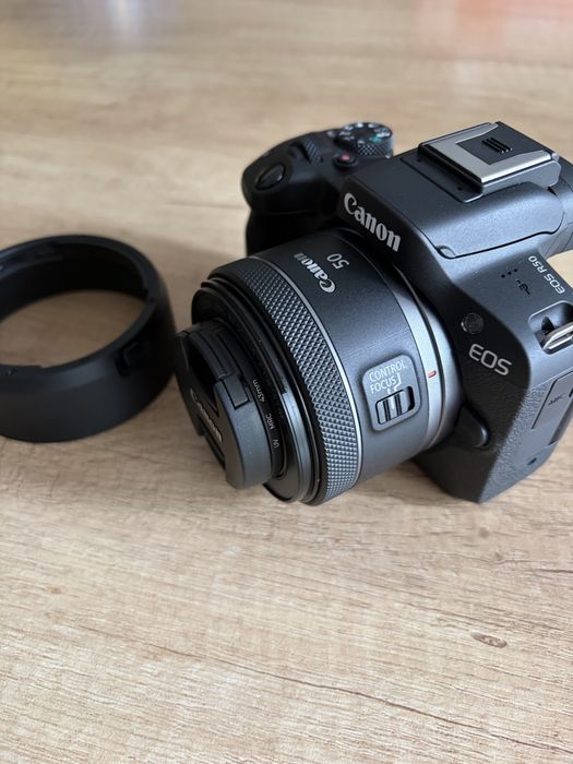 Obiectiv Canon RF - 50mm NOU parasolar Original + filtru UV