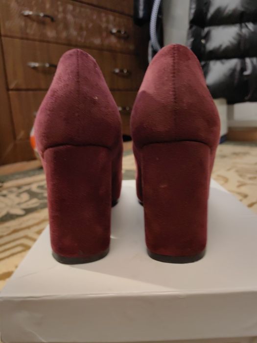 Туфли из натуральной замши