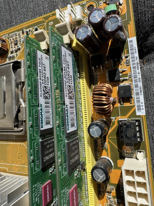 Kit ASUS P5GC-MX/1333 + Pentium E2180 + 2GB DDR2 – mentenanță făcută