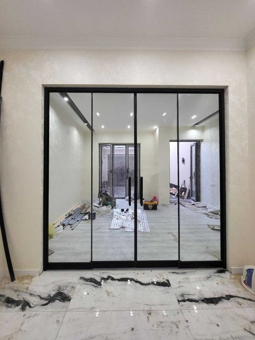 Стеклянные перегородки. Душ кабины. Лофт двери. Раздвижные двери