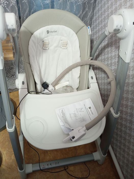 Продам детский стульчик для кормления 3в1 Maribel с электрокачалкой