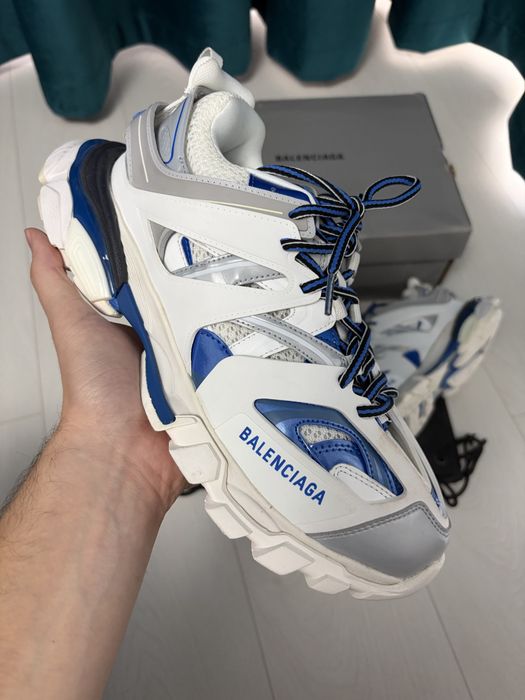 Balenciaga Track Alb Albastru