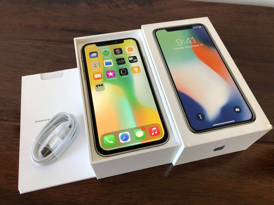 iPhone X White 256GB impecabil