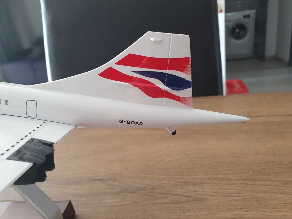 Macheta uriașă de avion British Airways Concorde | Perfect pt cadou