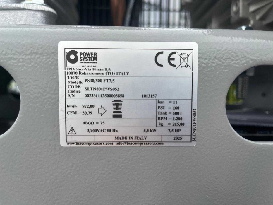 Compresor aer cu piston - NOU, Power System 5.5Kw/7.5Hp/500 L Cod 052