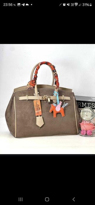 Чанта пррада херрмес миу лв