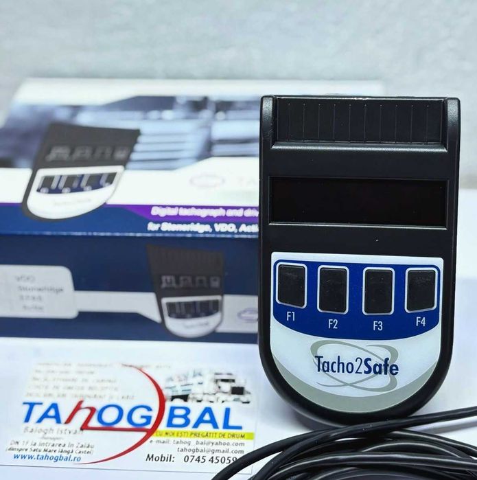 Cititor date Tacho2Safe+husă de protecție