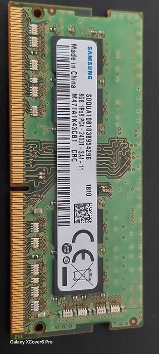 Samsung 8 GB DDR4 RAM so-dimm
