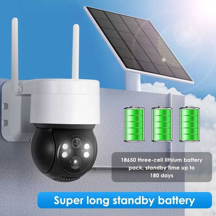 camera solara de calitate 365 zile, acumulatori incluși WIFi