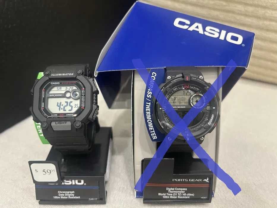 Часовници Casio и Fossil чисто нови
