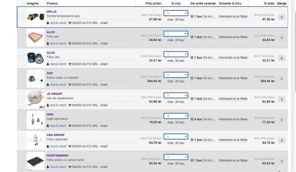 Schimb cu auto cutie automata